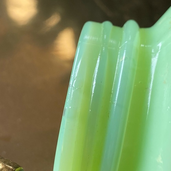 1930’s Jeannette Jadeite Beehive Sugar Shaker Depression Era Glass - Picture 15 of 15